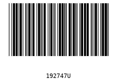 Barcode 192747