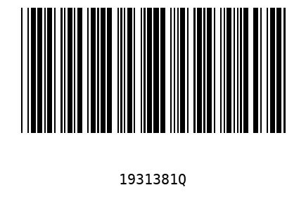 Barcode 1931381