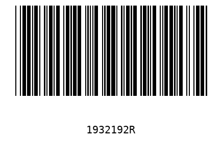 Bar code 1932192