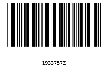 Bar code 1933757