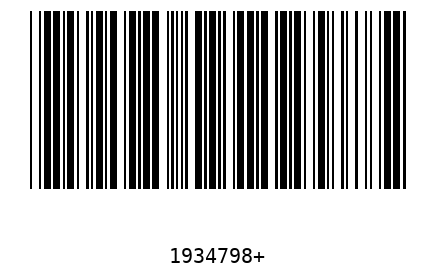 Bar code 1934798