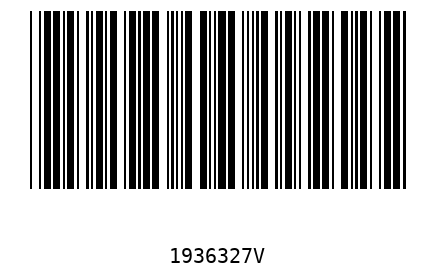 Bar code 1936327