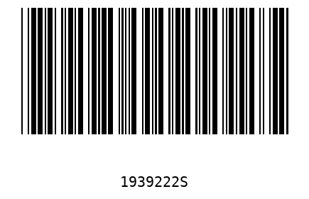 Bar code 1939222