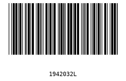 Bar code 1942032