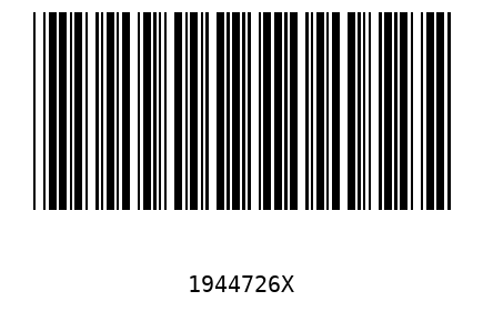 Barra Código 1944726