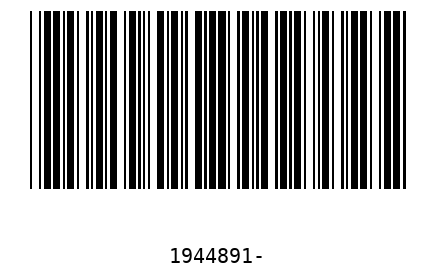 Bar code 1944891