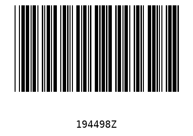 Bar code 194498
