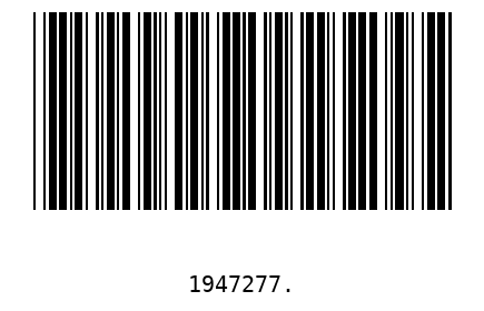 Bar code 1947277