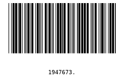 Bar code 1947673
