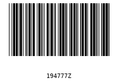 Barcode 194777
