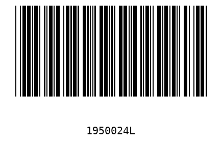 Barra Código 1950024