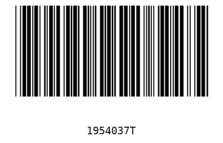 Bar code 1954037