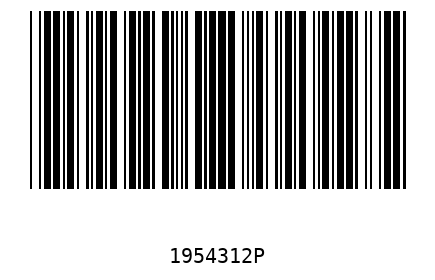 Barra Código 1954312