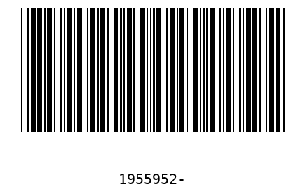 Bar code 1955952