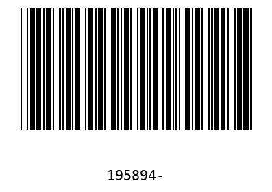 Barcode 195894