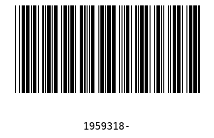 Bar code 1959318