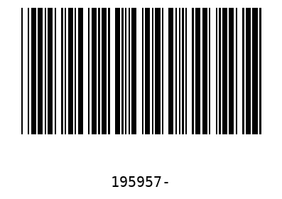 Barcode 195957