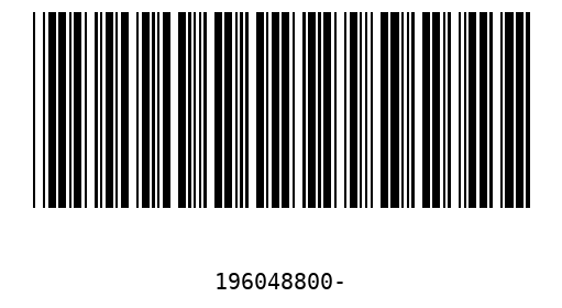 Barcode 196048800