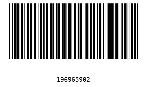 Bar code 19696590