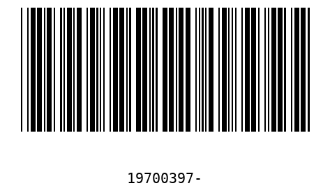 Barcode 19700397