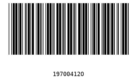 Barcode 19700412