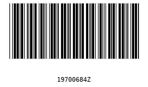 Barcode 19700684