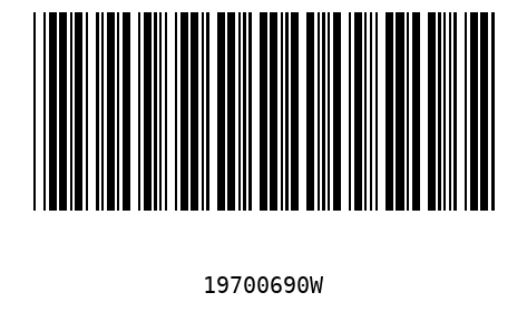 Barcode 19700690