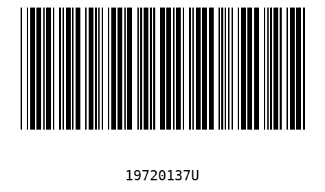 Bar code 19720137