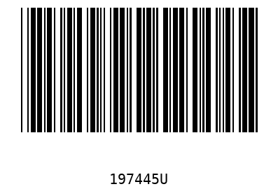 Bar code 197445