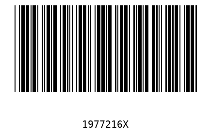 Bar code 1977216