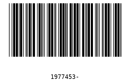 Bar code 1977453