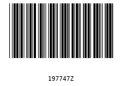 Bar code 197747