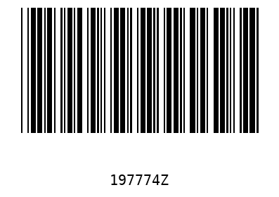 Bar code 197774