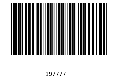 Bar code 197777