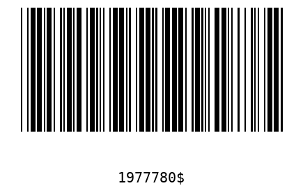 Bar code 1977780