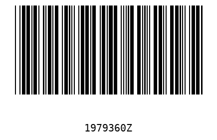Barcode 1979360