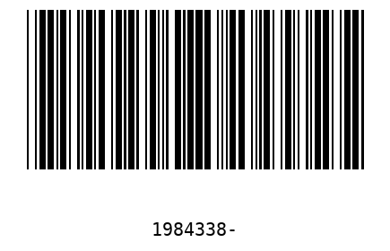 Barra Código 1984338