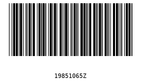 Barra Código 19851065