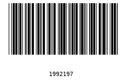 Bar code 1992197