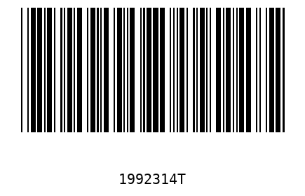 Barra Código 1992314
