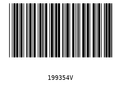 Bar code 199354