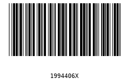 Bar code 1994406