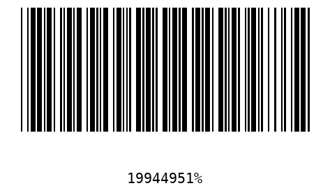 Bar code 19944951