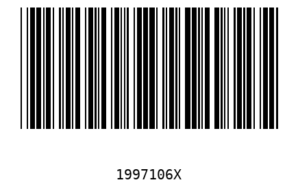 Barra Código 1997106