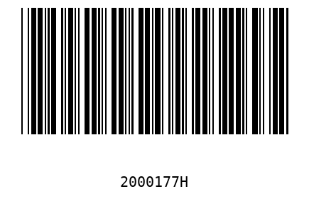 Barra Código 2000177