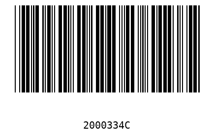 Barra Código 2000334