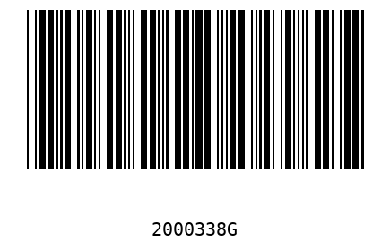Barra Código 2000338