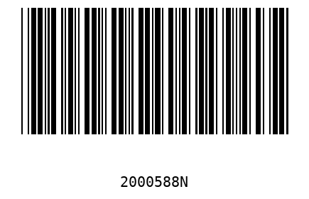 Barra Código 2000588