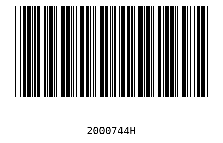Barcode 2000744