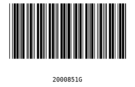 Barra Código 2000851